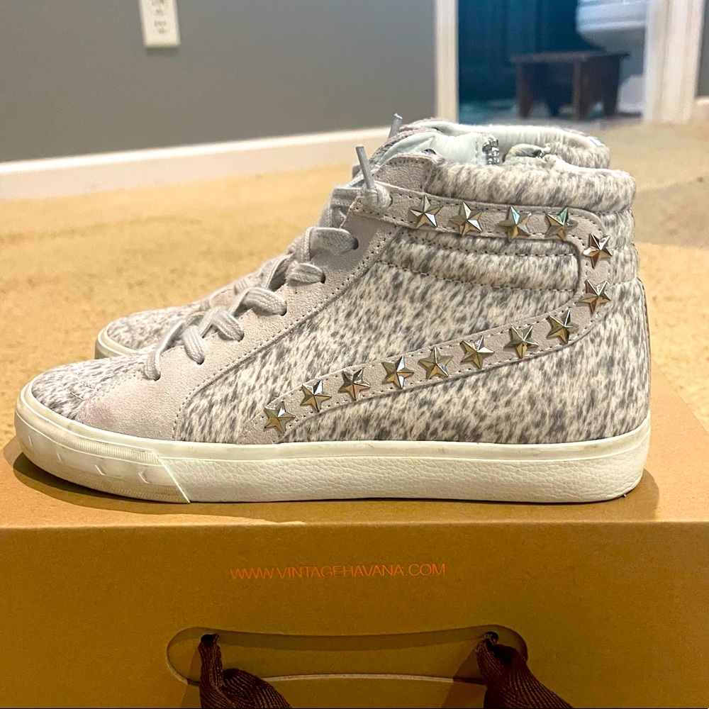 Vintage Havana Asmus Hair-on High Top Sneaker
